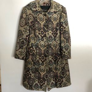 London Fog Carpetbag Swing Coat